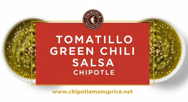 chipotle Tomatillo green chilli salsa