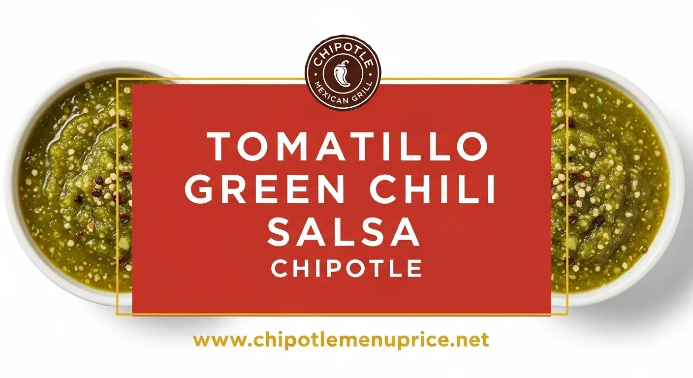 chipotle Tomatillo green chilli salsa