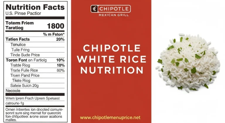 chipotle white rice nutrition
